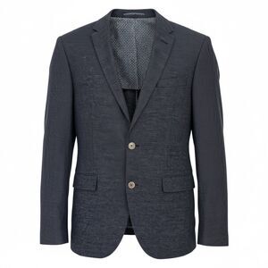 SAND Copenhagen Men’s Blazer Sport Coat Size 52 Cotton Linen Indigo Saron 1/2